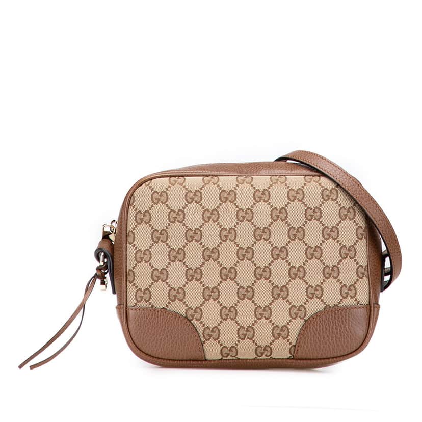 Gucci GG Canvas Bree Crossbody Brown Canvas Good condition - Front View
