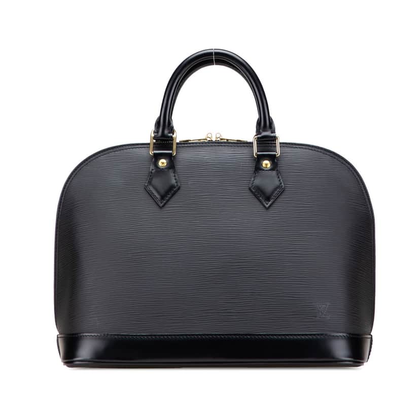 Louis Vuitton Epi Alma PM Black Leather Good condition - Front View