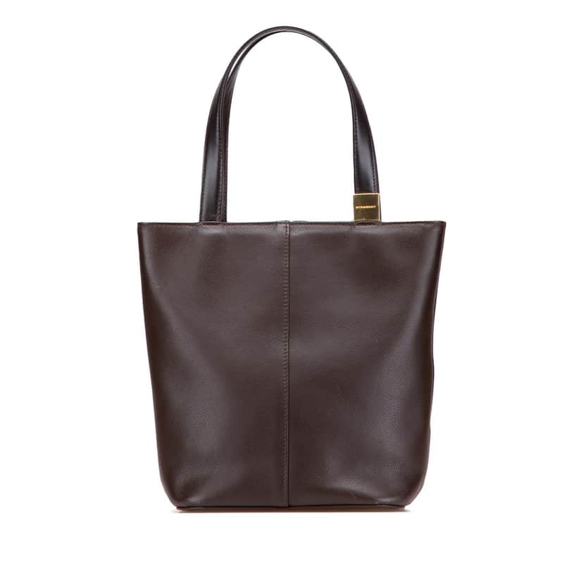 Burberry Leather Tote Brown Leather Good condition - Front View