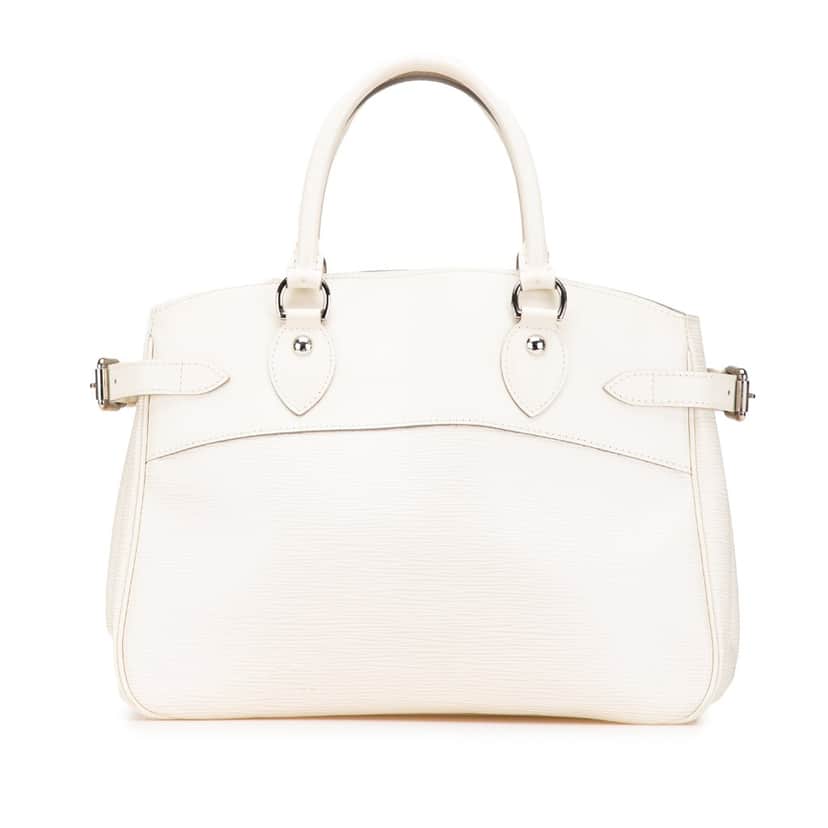 Louis Vuitton Epi Passy PM White Leather Good condition - Front View