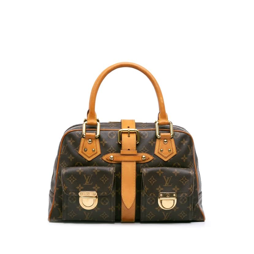 Louis Vuitton Monogram Manhattan GM Brown Canvas Good condition - Front View