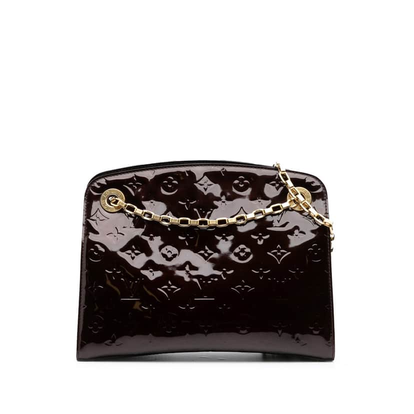 Louis Vuitton Monogram Vernis Virginia PM Purple Leather Good condition - Front View