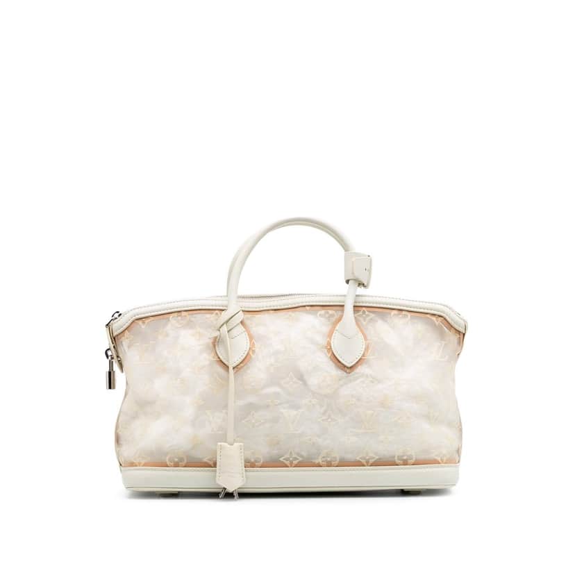 Louis Vuitton Monogram Transparence Lockit East-West White Good condition - Front View