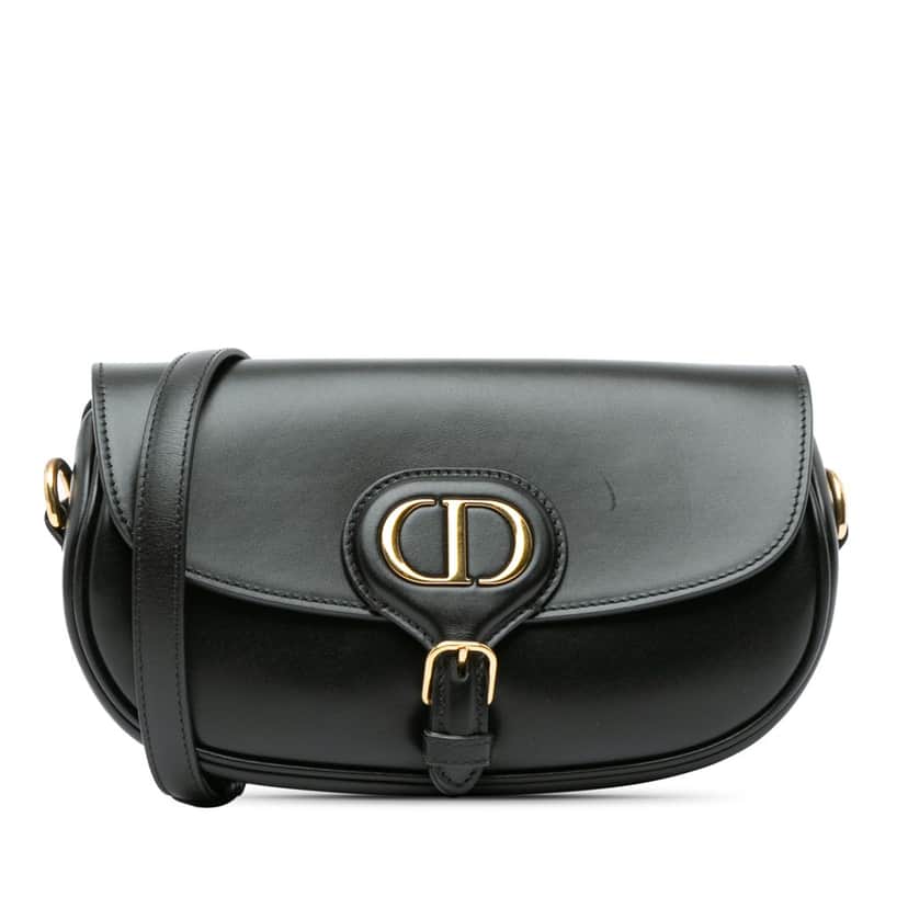 Dior Calfskin Bobby East West Crossbody Black Leather Good condition - Front View