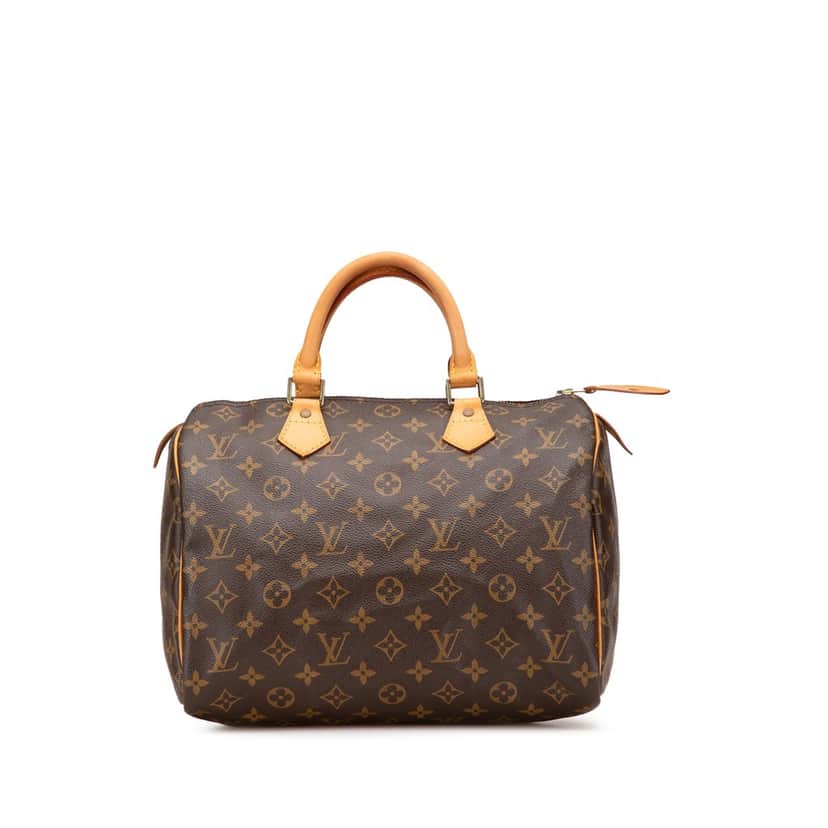 Louis Vuitton Monogram Speedy 30 Brown Canvas Good condition - Front View