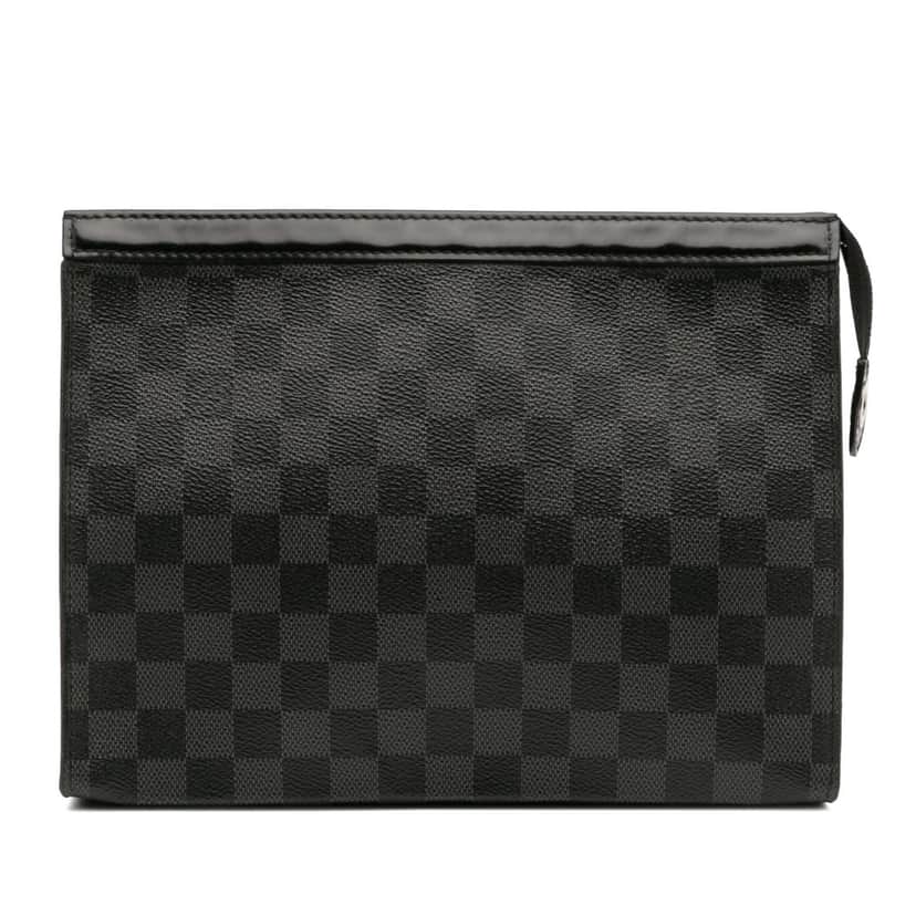 Louis Vuitton Damier Graphite Pochette Voyage MM Grey Canvas Good condition - Front View