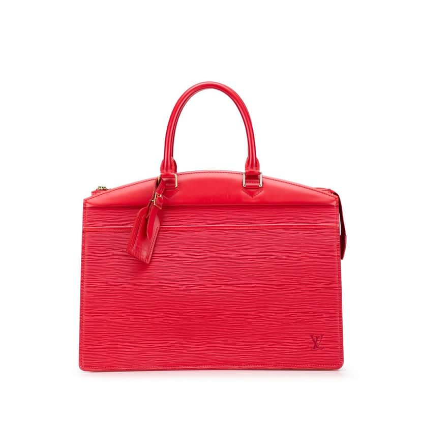 Louis Vuitton Epi Riviera Red Leather Good condition - Front View