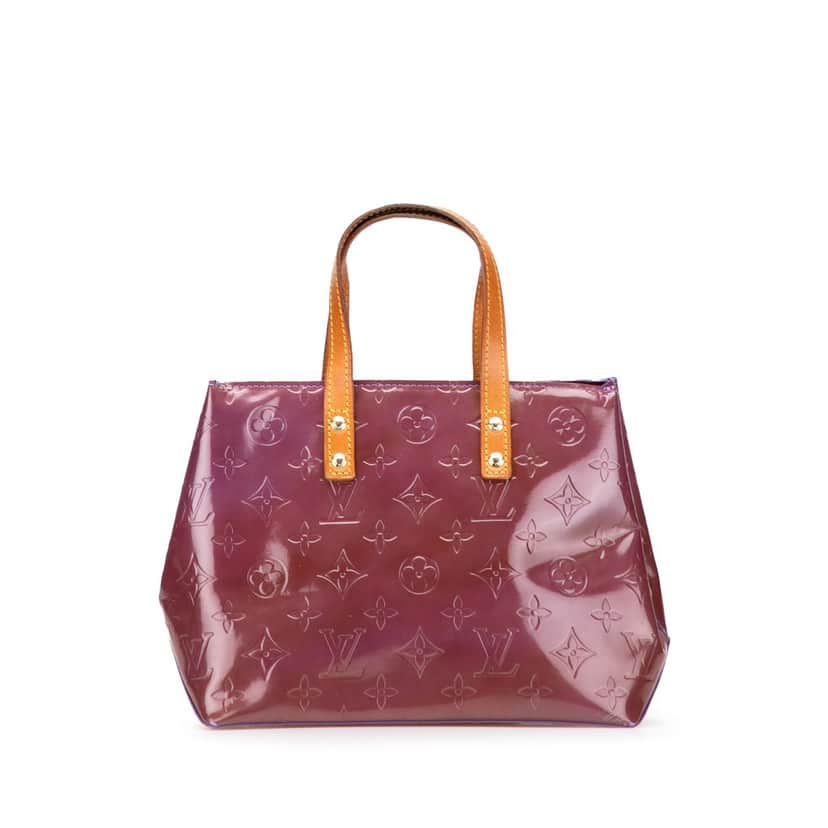 Louis Vuitton Monogram Vernis Reade PM Purple Leather Good condition - Front View