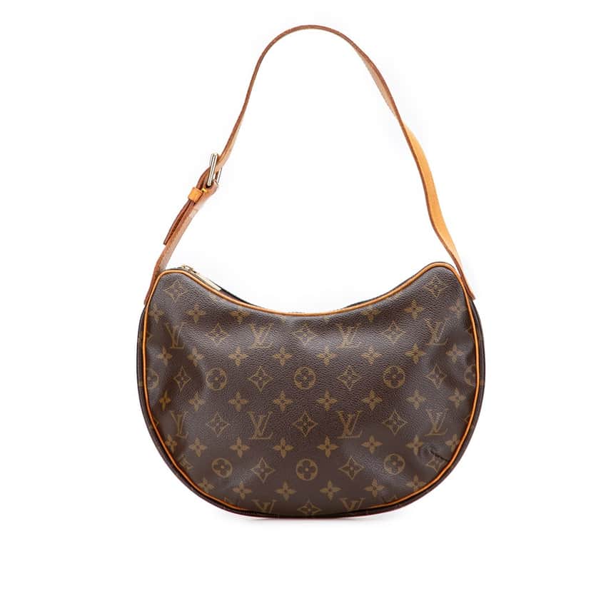 Louis Vuitton Monogram Croissant MM Brown Canvas Good condition - Front View
