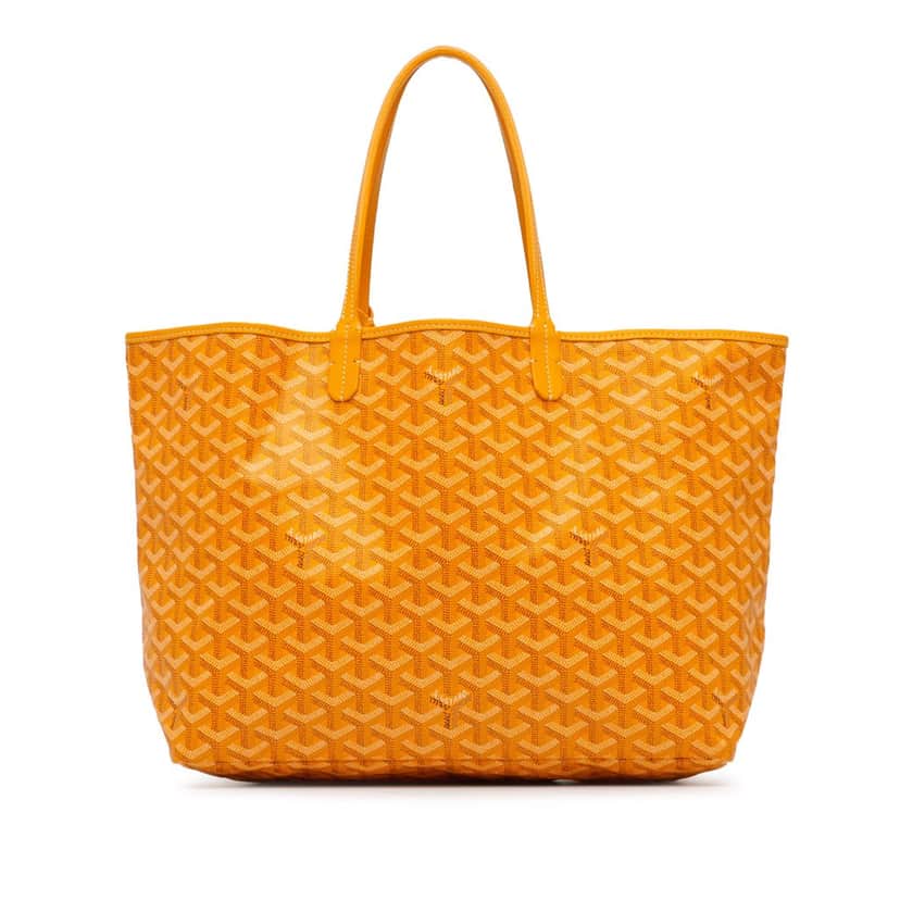 Goyard Goyardine Saint Louis GM Yellow Canvas Good condition - Front View