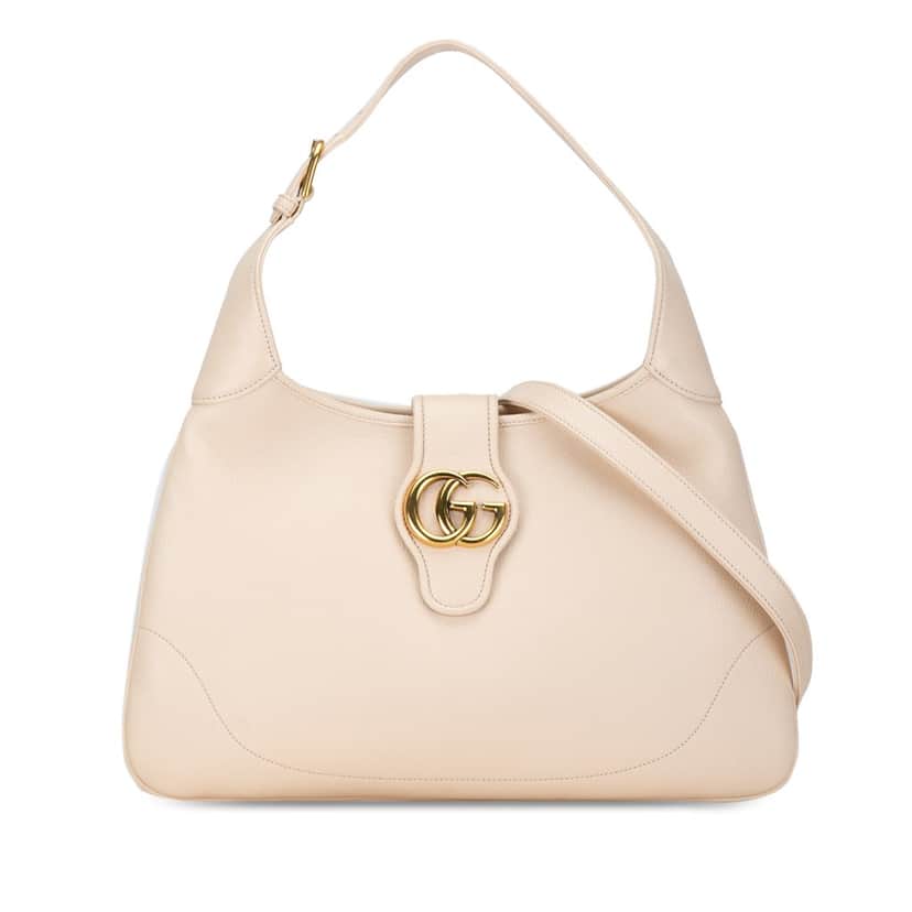 Gucci Medium Leather Aphrodite Crossbody Brown Leather Good condition - Front View