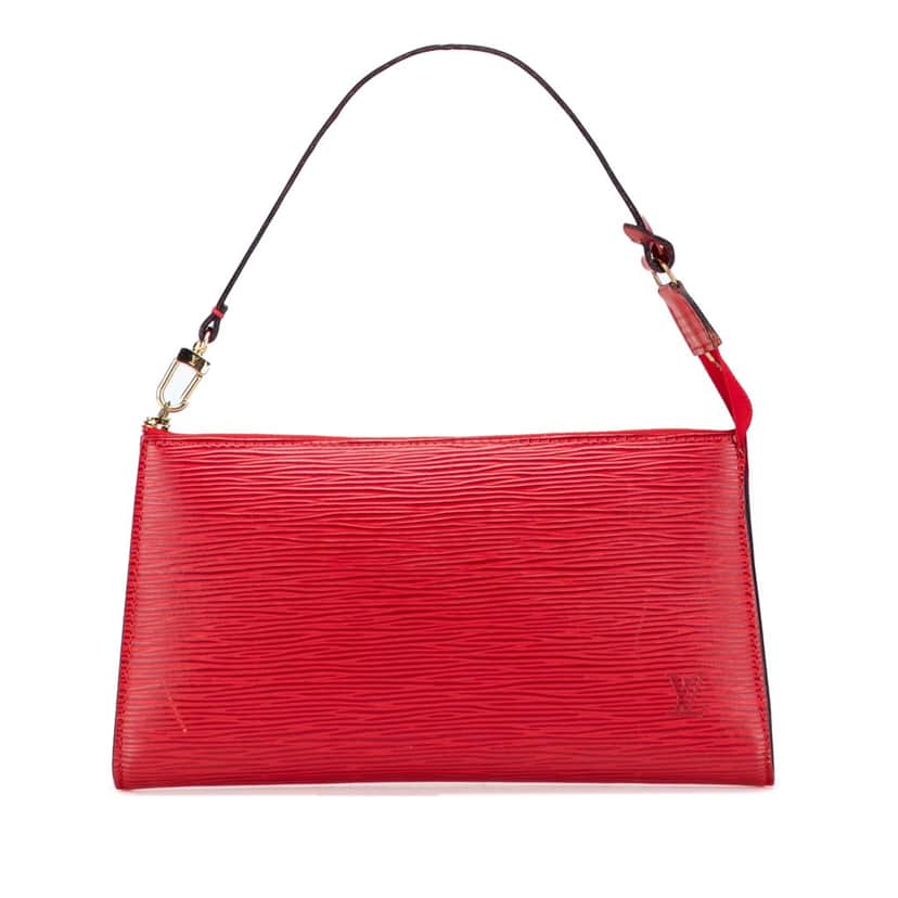Louis Vuitton Epi Pochette Accessoires Red Leather Good condition - Front View