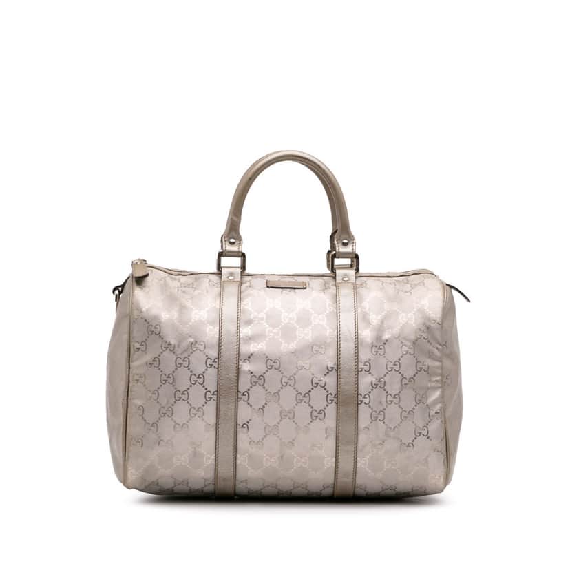Gucci Medium GG Imprime Joy Boston Bag Gold Canvas Good condition - Front View