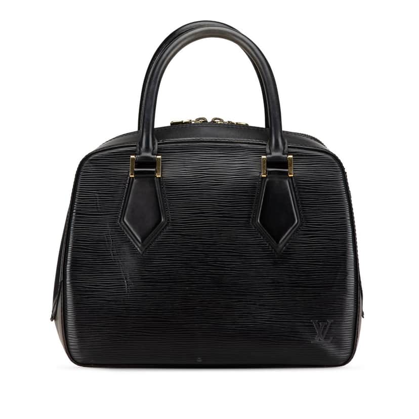 Louis Vuitton Epi Sablons Black Leather Fair condition - Front View