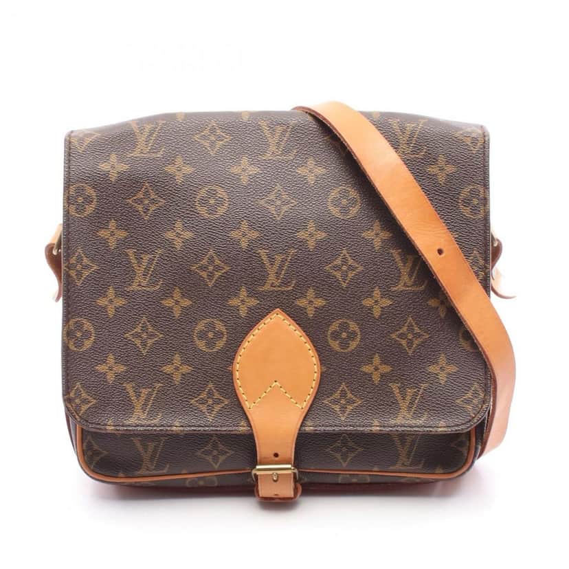 Louis Vuitton Monogram Cartouchiere GM Brown Canvas Good condition - Front View