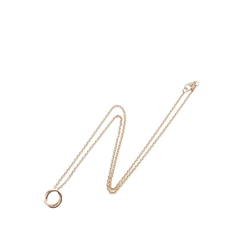 Cartier 18K Rose Gold Baby Love Necklace Pink Rose Gold Good condition - Front View