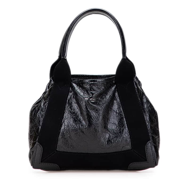 Balenciaga Leather Navy Cabas Tote XS Black Leather Good condition - Front View