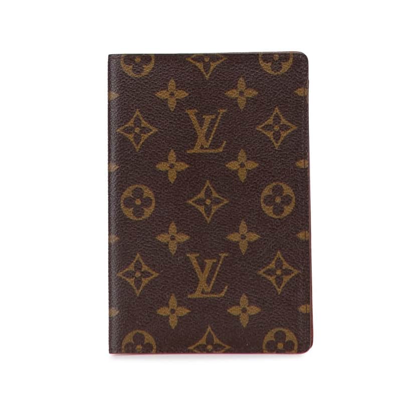 Louis Vuitton Monogram Passport Cover Brown Canvas Good condition - Front View