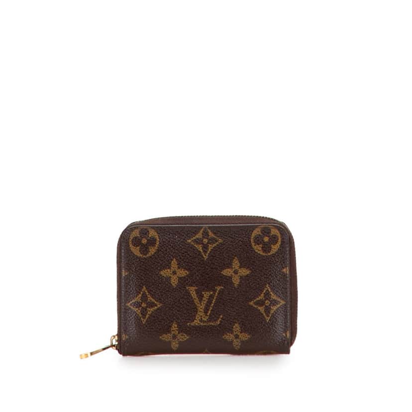 Louis Vuitton Monogram Zippy Coin Purse Brown Canvas Good condition - Front View