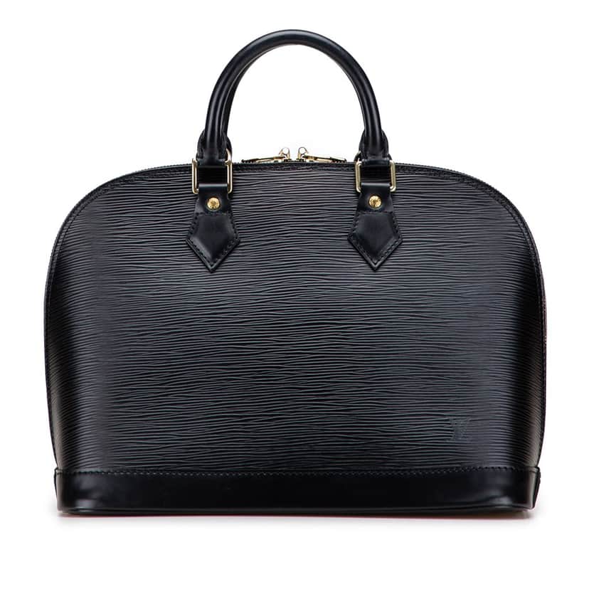 Louis Vuitton Epi Alma PM Black Leather Good condition - Front View