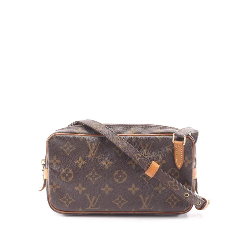 Louis Vuitton Monogram Pochette Marly Bandouliere Brown Canvas Good condition - Front View