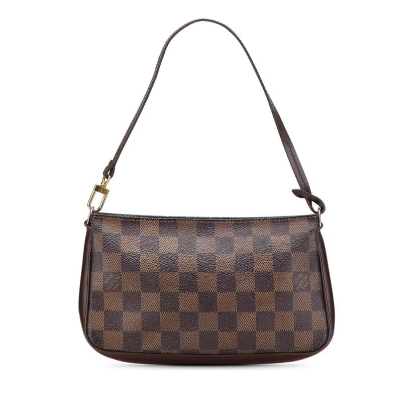 Louis Vuitton Damier Ebene Navona Brown Canvas Good condition - Front View