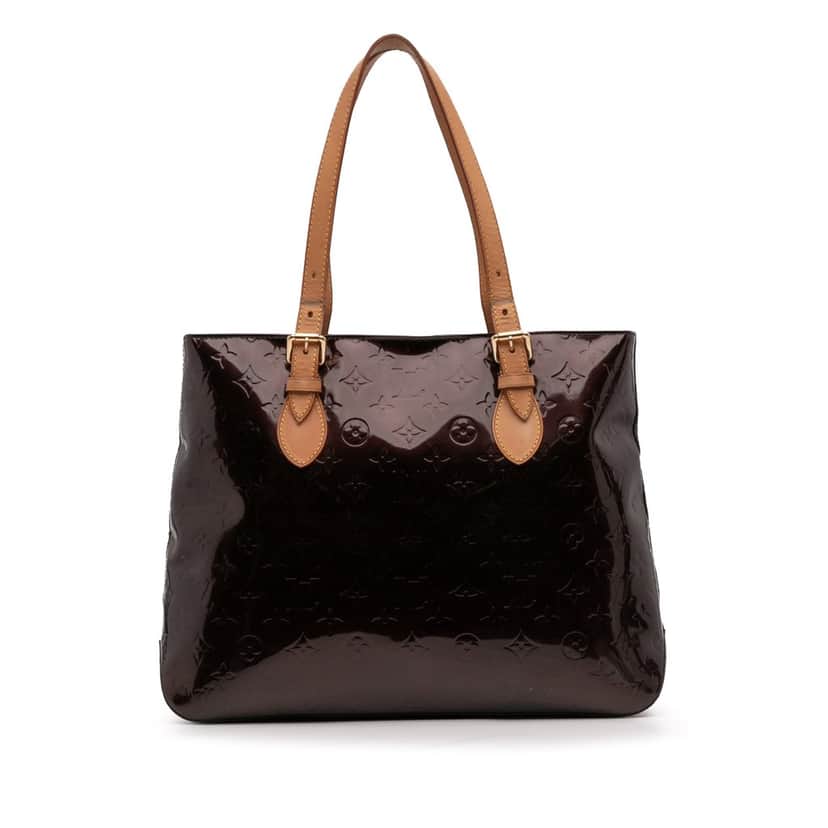 Louis Vuitton Monogram Vernis Brentwood Purple Leather Good condition - Front View