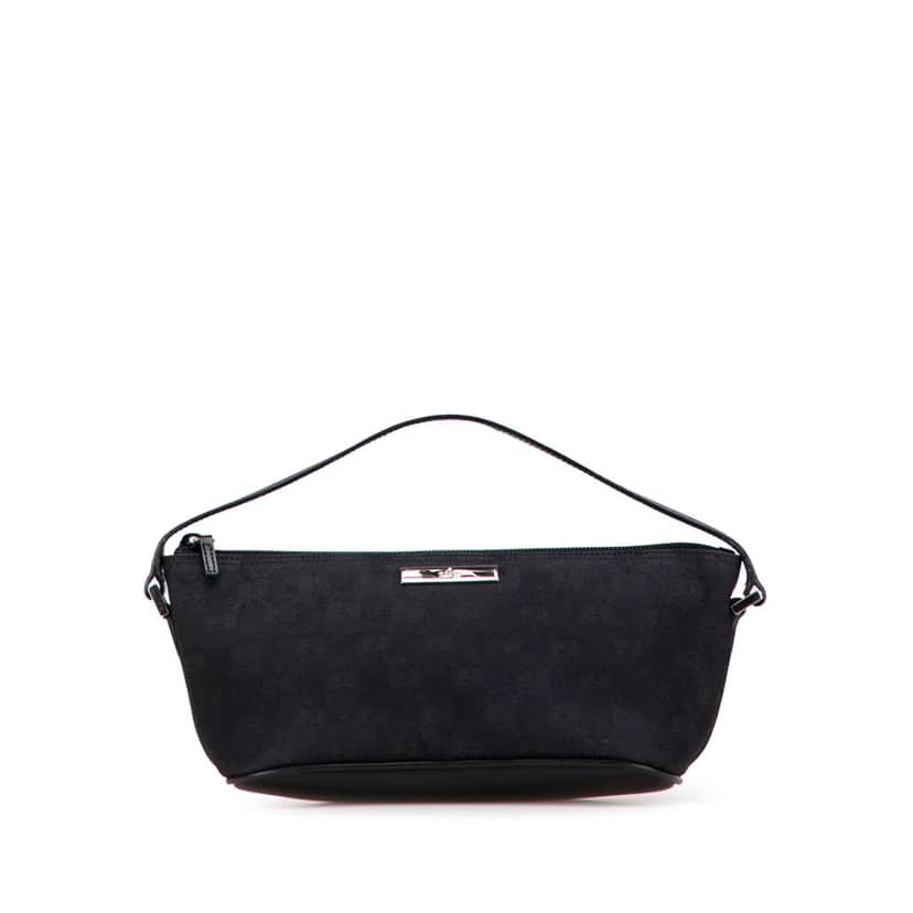 Gucci GG Canvas Boat Blue Canvas Good condition - Front View