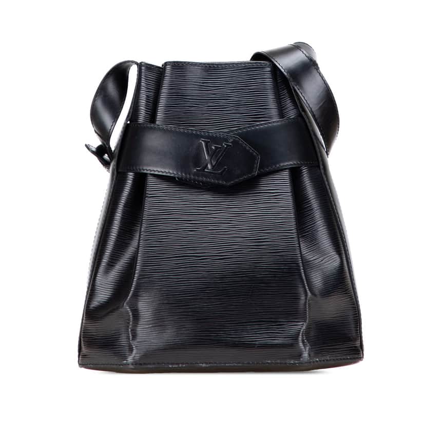 Louis Vuitton Epi Sac D Epaule PM Black Leather Good condition - Front View