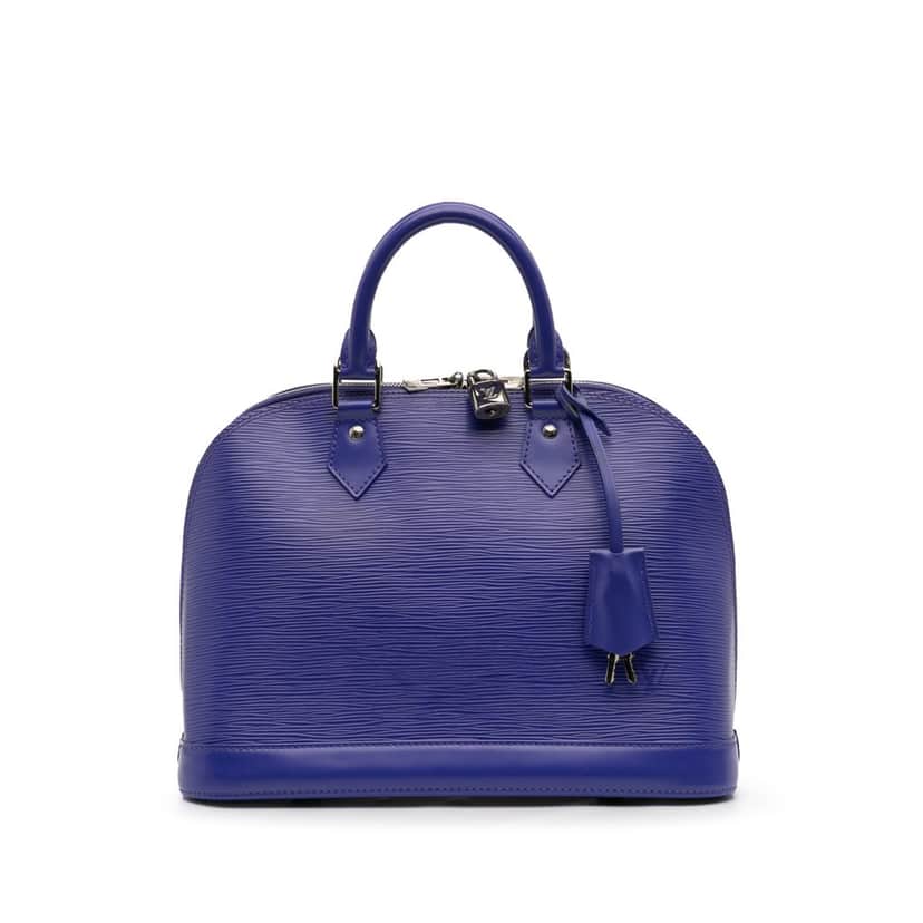 Louis Vuitton Epi Alma PM Purple Leather Good condition - Front View