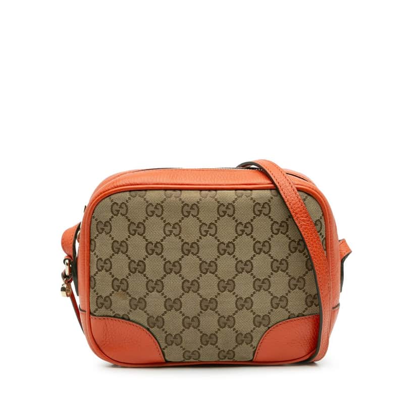 Gucci GG Canvas Bree Crossbody Brown Canvas Fair condition - Front View