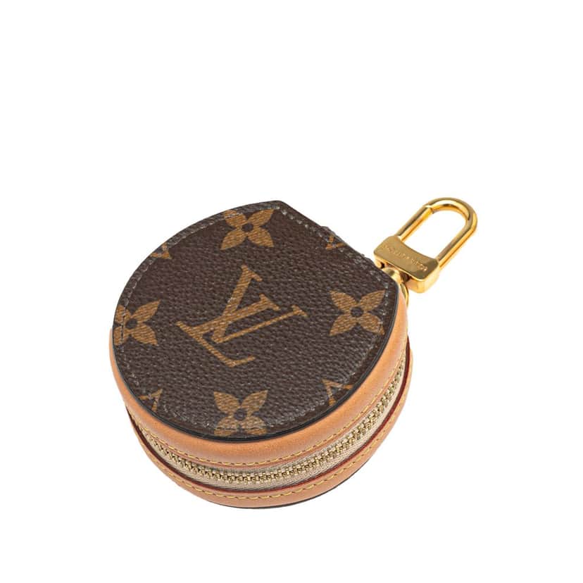 Louis Vuitton Monogram Horizon Wireless Earphones Case Brown Canvas Good condition - Front View