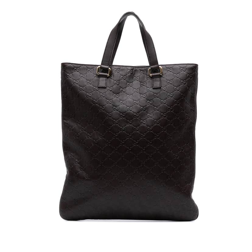 Gucci Guccissima Tote Brown Leather Good condition - Front View