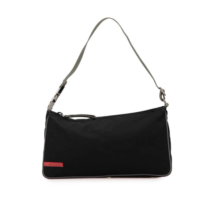 Prada Tessuto Sport Shoulder Bag Black Good condition - Front View