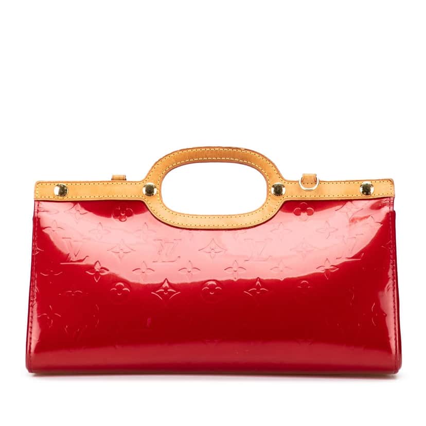Louis Vuitton Monogram Vernis Roxbury Drive Red Leather Fair condition - Front View