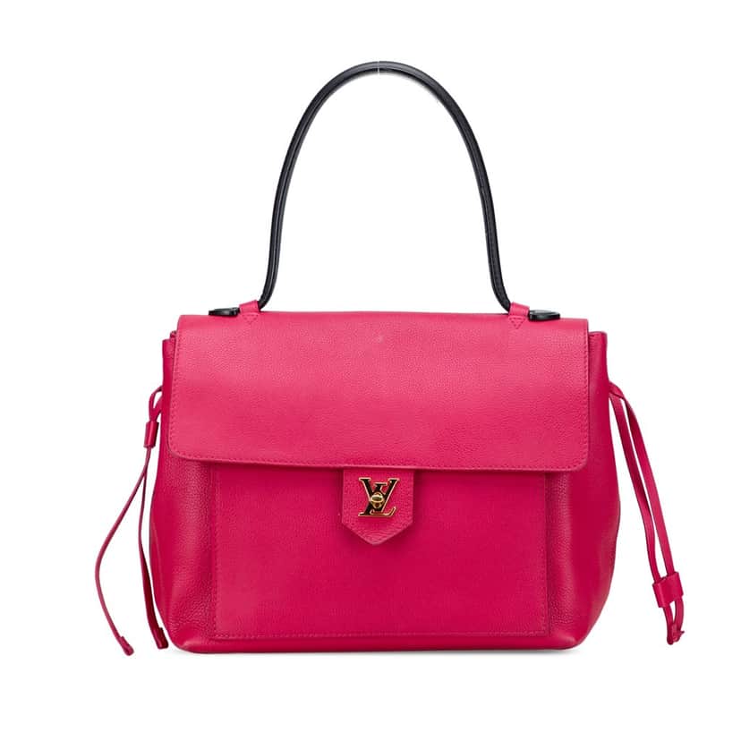Louis Vuitton Calfskin Lockme PM Pink Leather Good condition - Front View