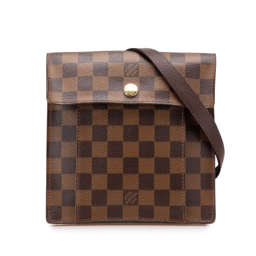 Louis Vuitton Damier Ebene Pimlico Brown Canvas Very good condition - Front View
