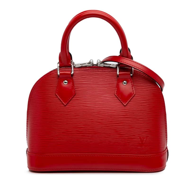 Louis Vuitton Epi Alma BB Red Leather Good condition - Front View
