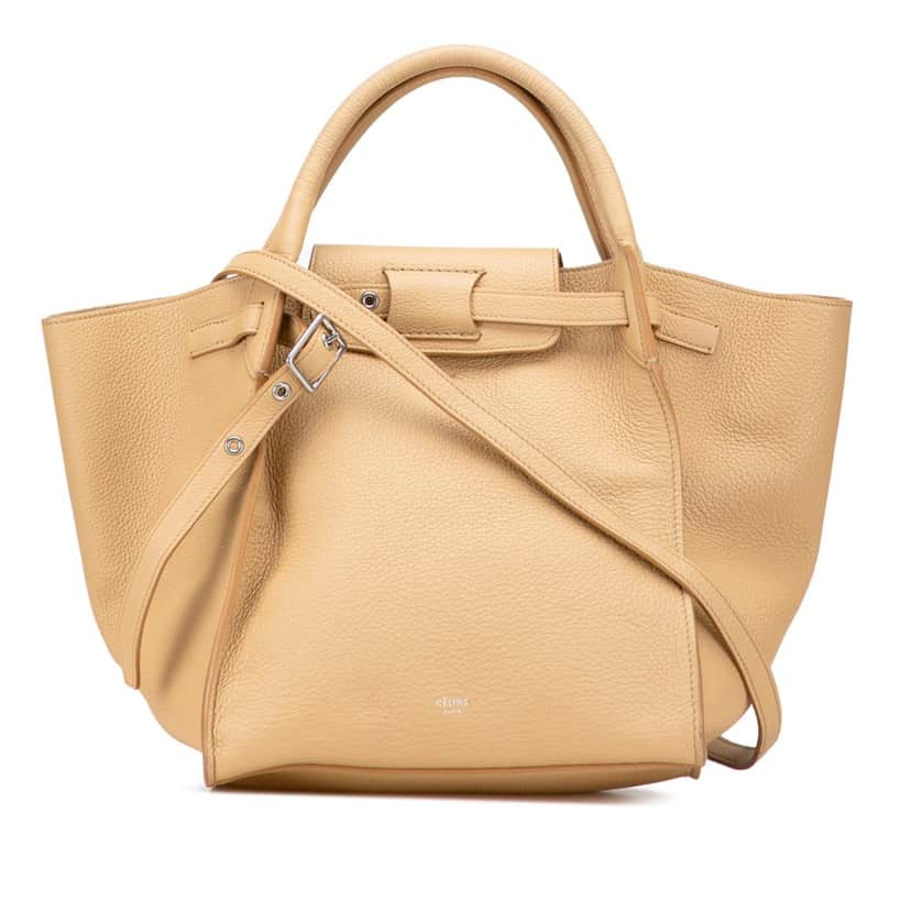 Celine Small Leather Big Bag Brown Leather Good condition - Front View