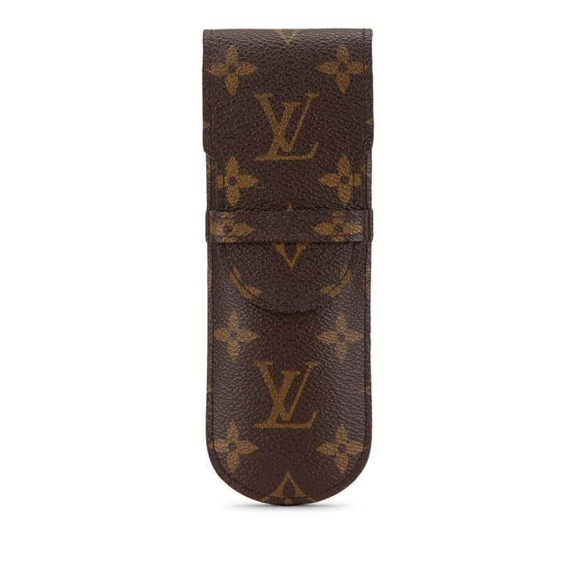 Louis Vuitton Monogram Sunglasses Case Brown Canvas Good condition - Front View