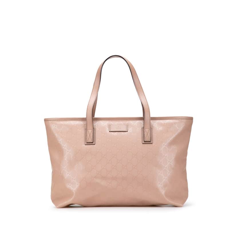 Gucci Medium GG Imprime Tote Brown Canvas Good condition - Front View