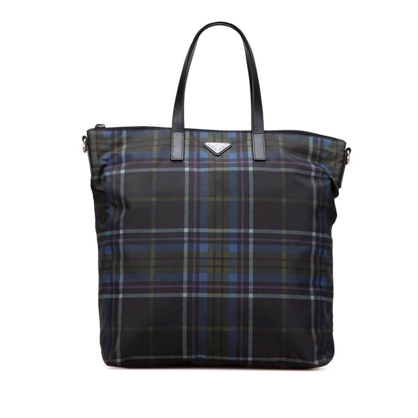 Prada Tessuto Stampato Satchel Black Good condition - Front View