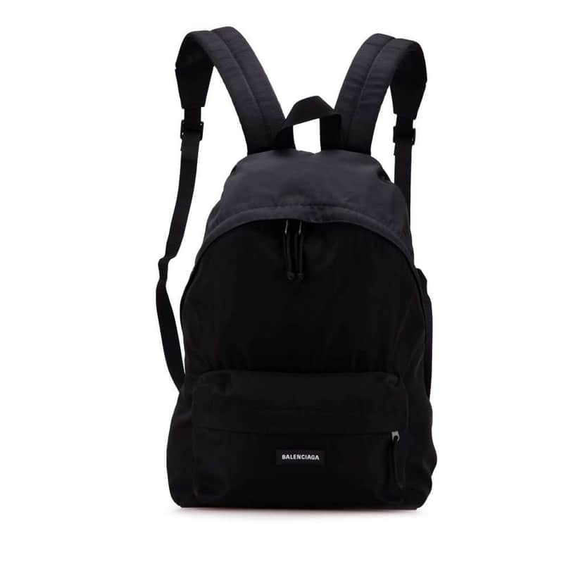 Balenciaga Nylon Explorer Backpack Black Good condition - Front View