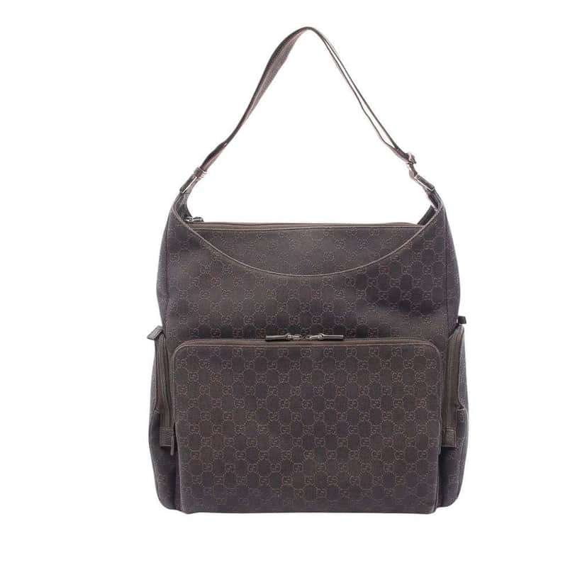 Gucci GG Canvas Crossbody Brown Canvas Good condition - Front View