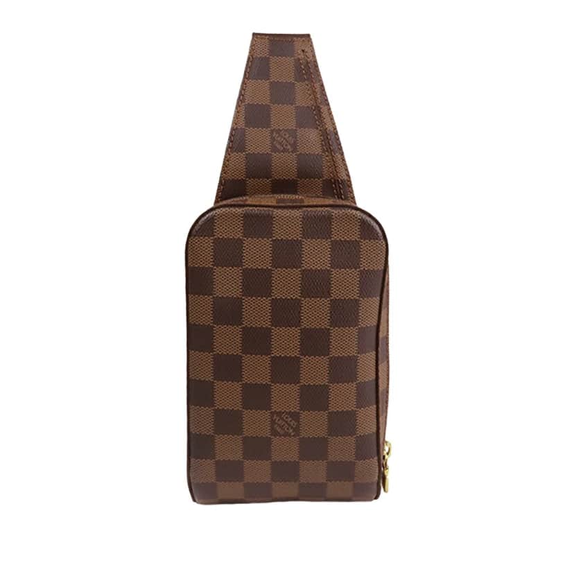 Louis Vuitton Damier Ebene Geronimos Brown Canvas Good condition - Front View