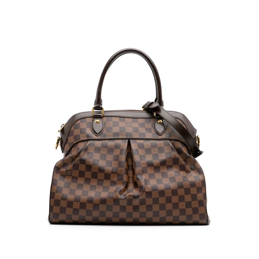 Louis Vuitton Damier Ebene Trevi GM Brown Canvas Good condition - Front View