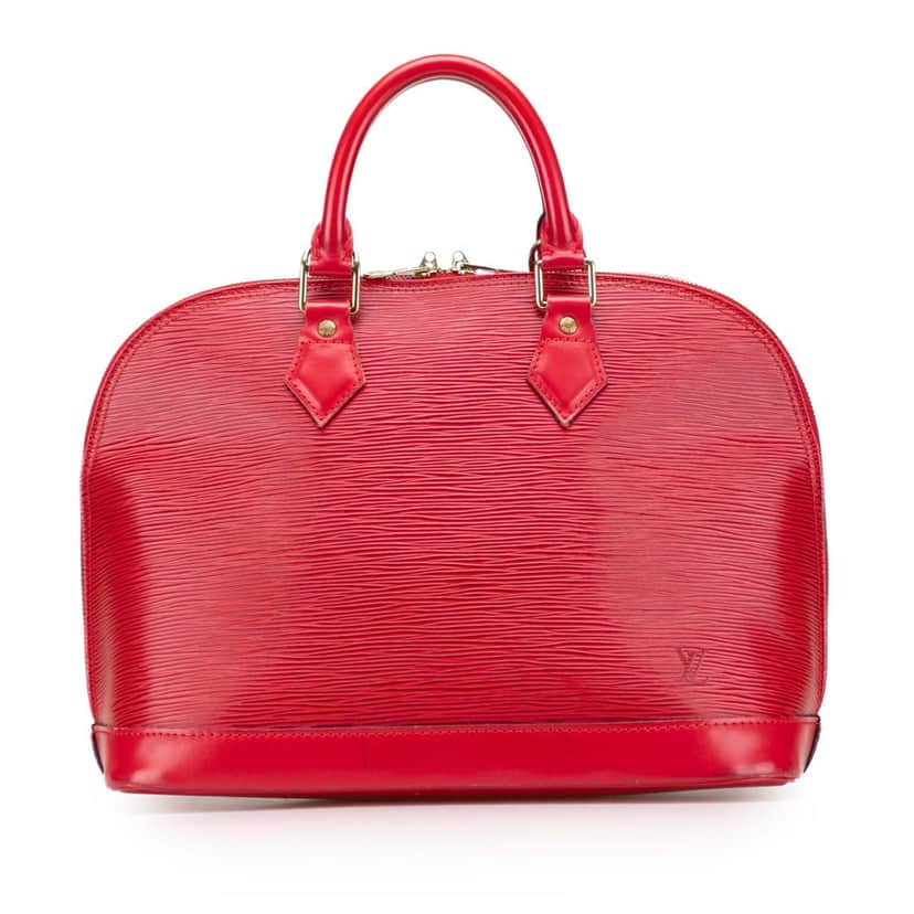 Louis Vuitton Epi Alma PM Red Leather Good condition - Front View