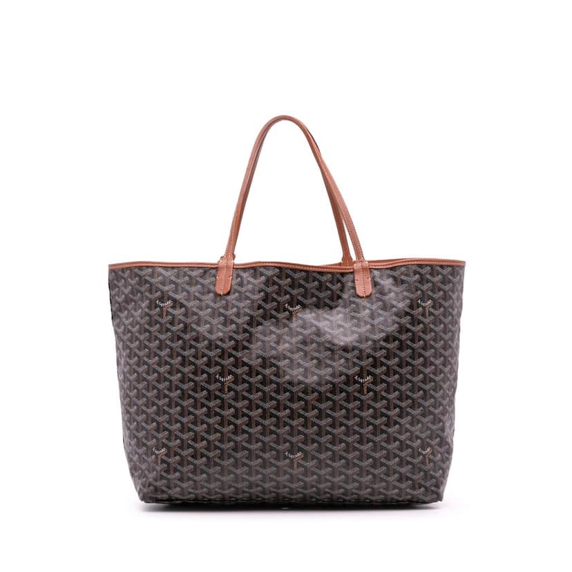 Goyard Goyardine Saint Louis GM Black Canvas Good condition - Front View