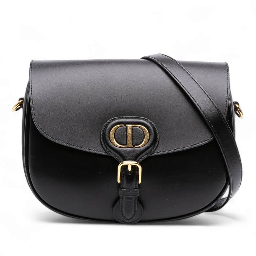 Dior Medium Leather Bobby Crossbody Black Leather Good condition - Front View