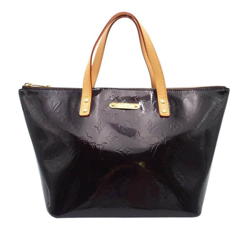 Louis Vuitton Monogram Vernis Bellevue PM Purple Leather Good condition - Front View